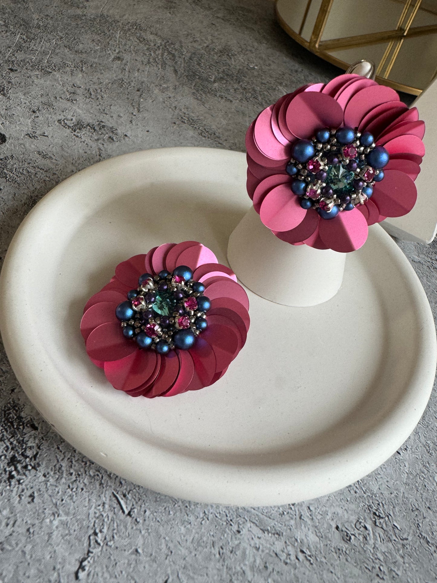 Flower earrings