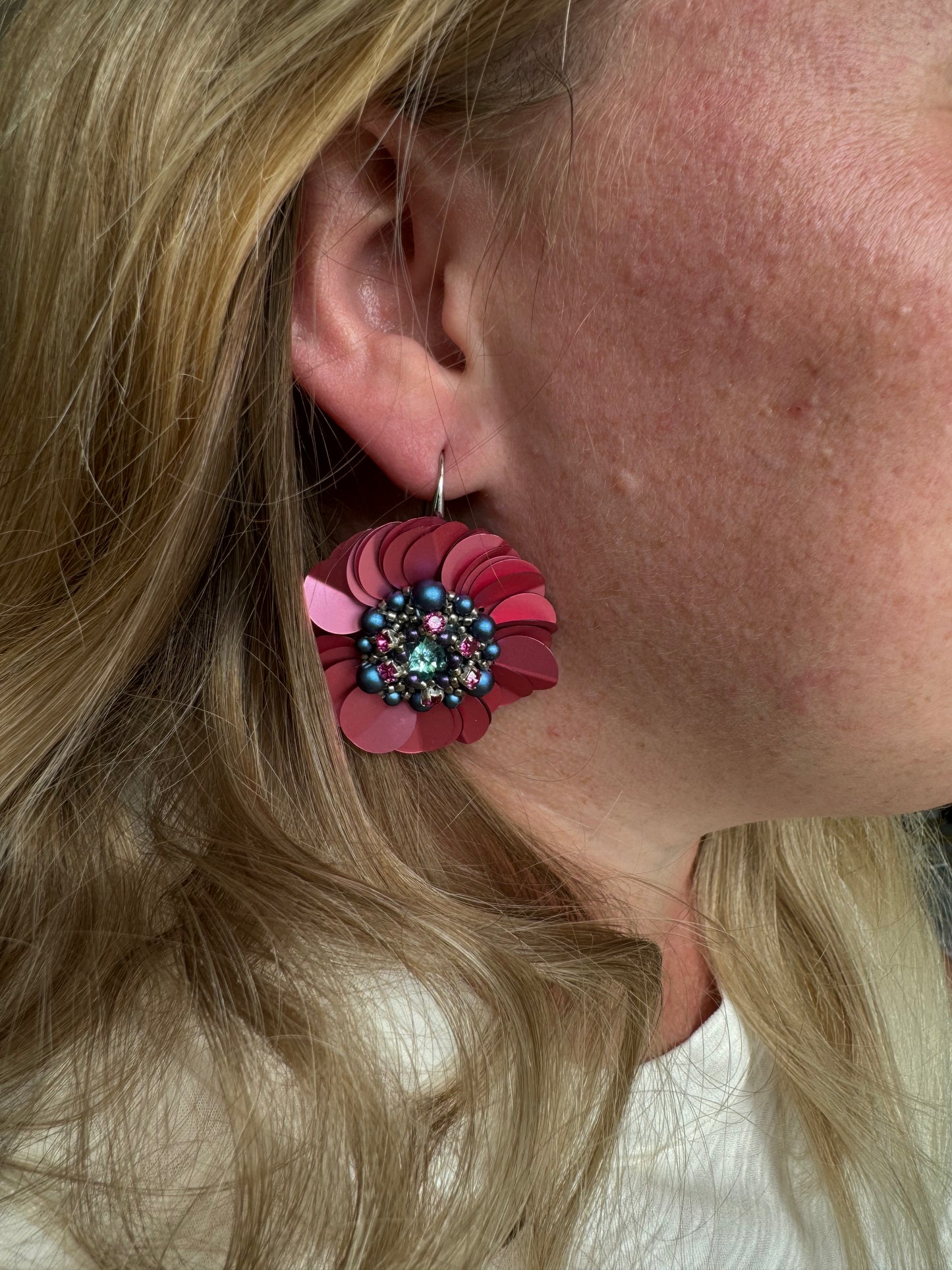 Flower earrings
